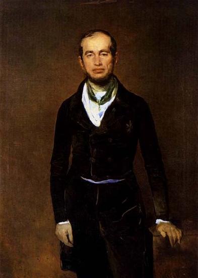Ferdinand von Rayski Portrait of Count Zech-Burkersroda oil painting image
